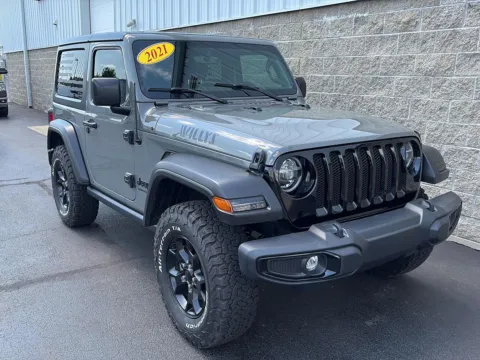 Photos of 2021 Jeep Wrangler Willys for sale in Wilmington, OH at Wilmington Auto Center Chrysler Dodge Jeep RAM