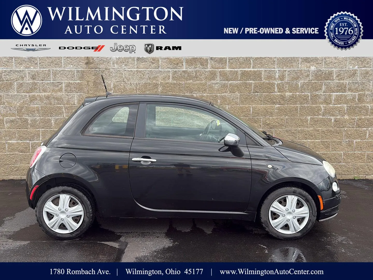 Black 2012 FIAT 500 Pop for sale in Wilmington, OH