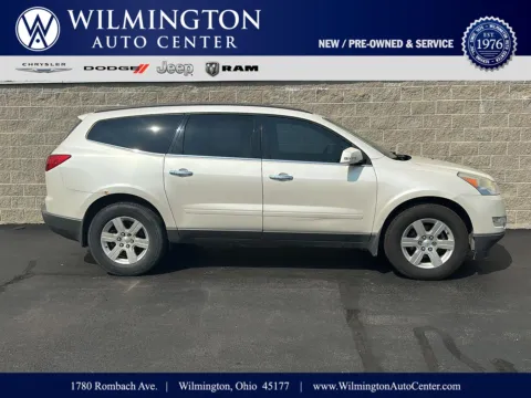 White 2012 Chevrolet Traverse LT w/2LT for sale in Wilmington, OH