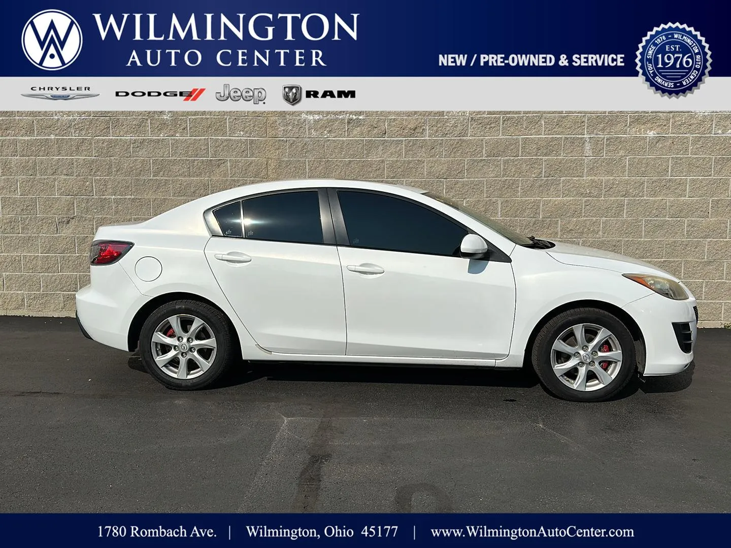 White 2010 Mazda Mazda3 i Touring for sale in Wilmington, OH