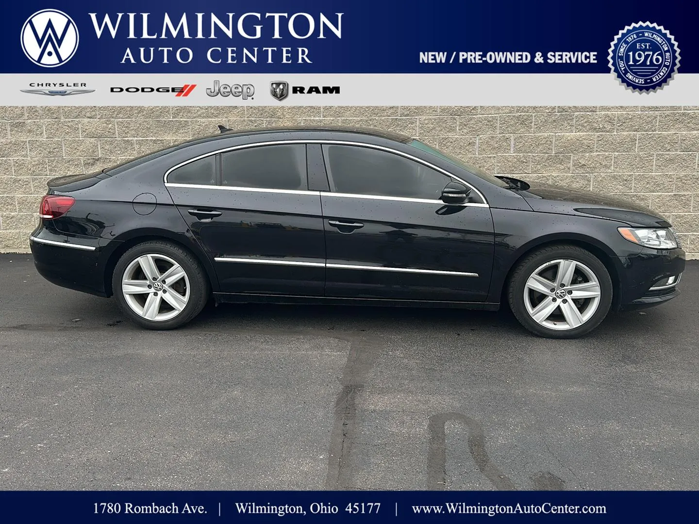 Black 2017 Volkswagen CC 2.0T Sport for sale in Wilmington, OH