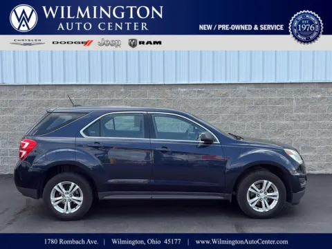 Blue 2016 Chevrolet Equinox LS for sale in Wilmington, OH
