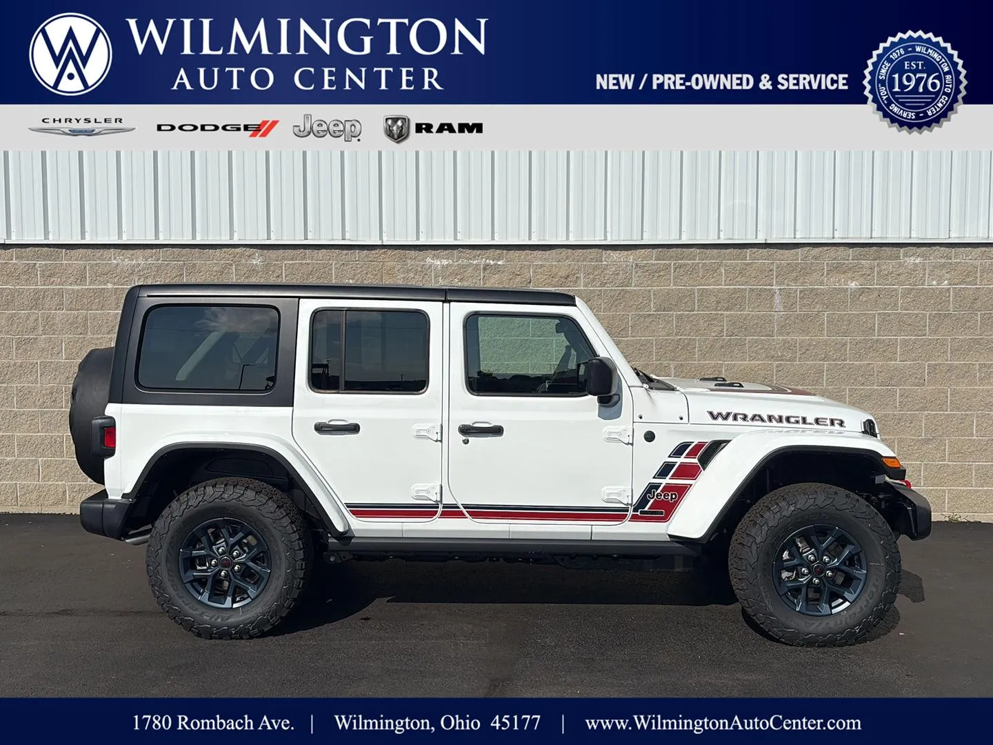 White 2026 Jeep Wrangler Willys 41 for sale in Wilmington, OH