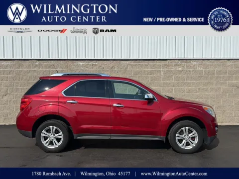 Red 2013 Chevrolet Equinox LTZ for sale in Wilmington, OH