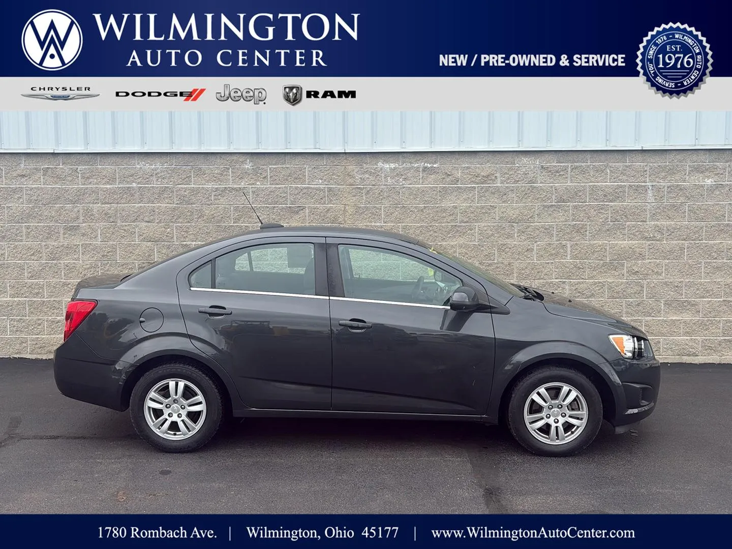 Used 2015 Chevrolet Sonic LT with VIN 1G1JC5SB4F4207931 for sale in Wilmington, OH