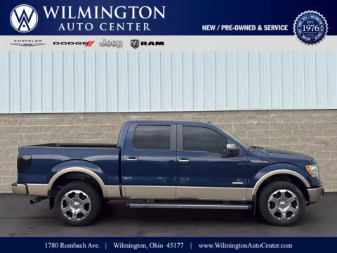Blue 2012 Ford F-150 Lariat for sale in Wilmington, OH