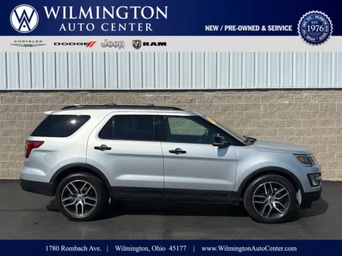 Silver 2017 Ford Explorer Sport for sale in Wilmington, OH