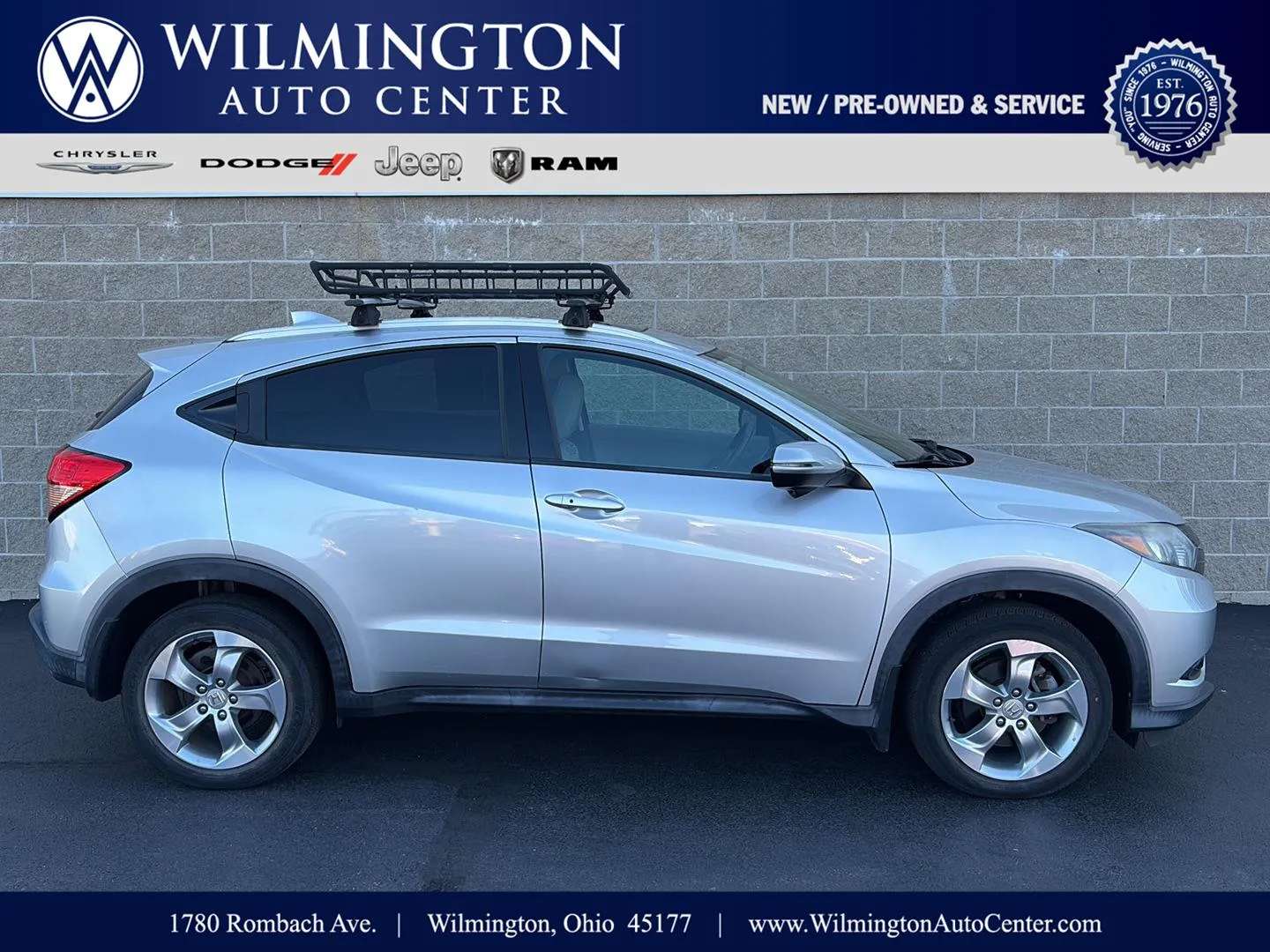 Silver 2016 Honda HR-V EX-L w/Navi for sale in Wilmington, OH