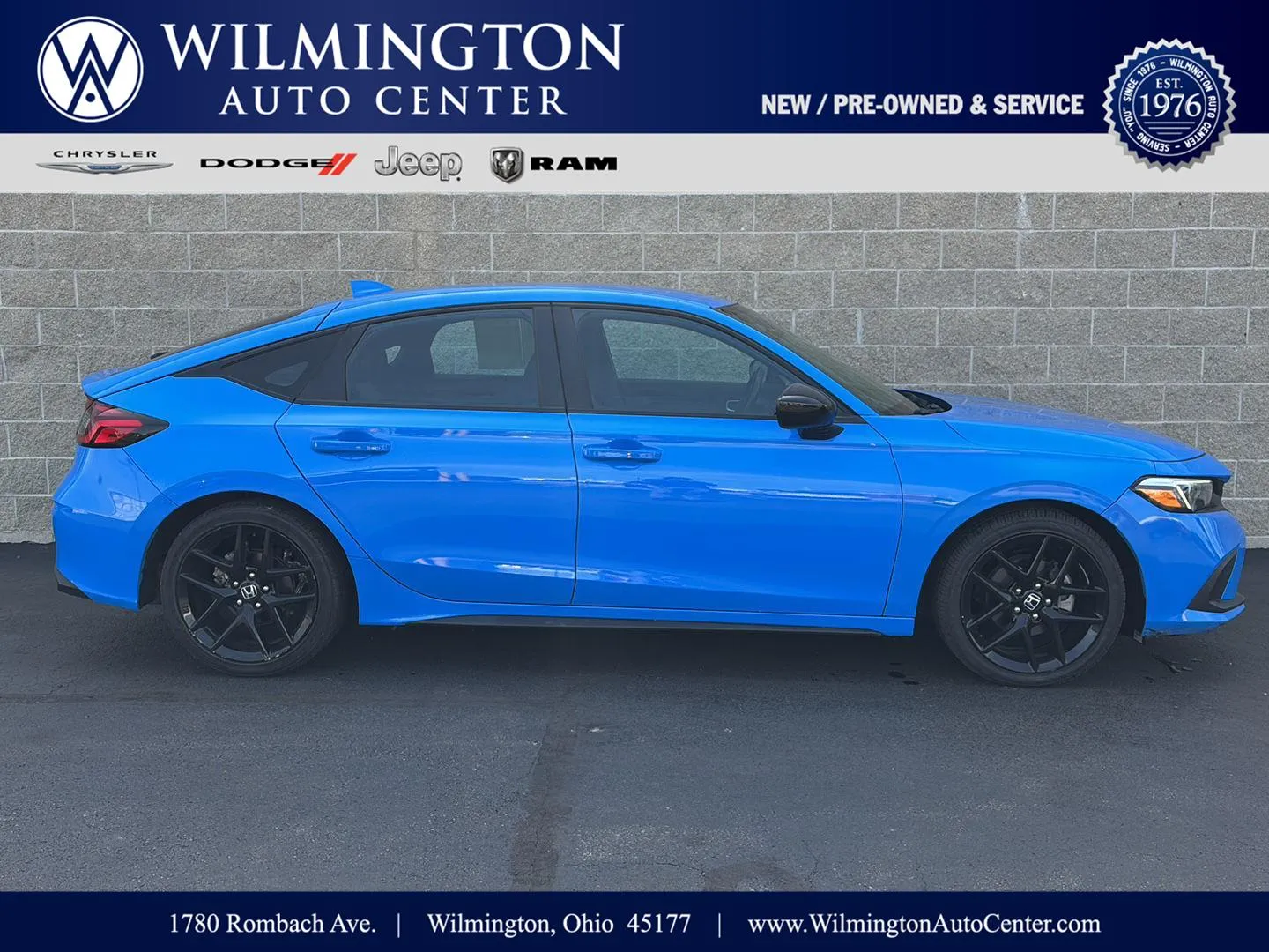 Blue 2022 Honda Civic Sport for sale in Wilmington, OH