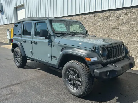 Photos of 2026 Jeep Wrangler Sport S for sale in Wilmington, OH at Wilmington Auto Center Chrysler Dodge Jeep RAM