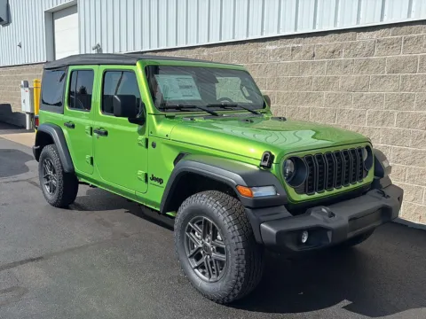 Photos of 2026 Jeep Wrangler Sport S for sale in Wilmington, OH at Wilmington Auto Center Chrysler Dodge Jeep RAM