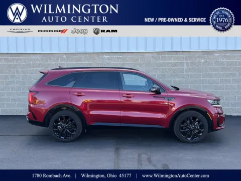 Red 2023 Kia Sorento SX for sale in Wilmington, OH