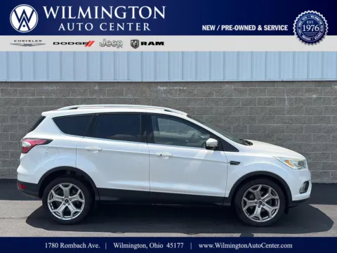 White 2017 Ford Escape Titanium for sale in Wilmington, OH