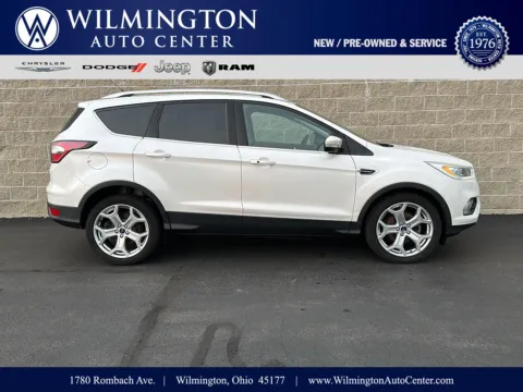 White 2017 Ford Escape Titanium for sale in Wilmington, OH