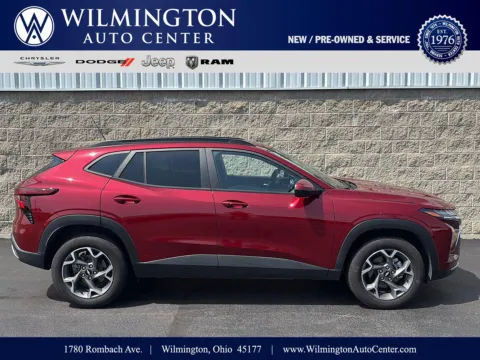 Red 2025 Chevrolet Trax LT for sale in Wilmington, OH