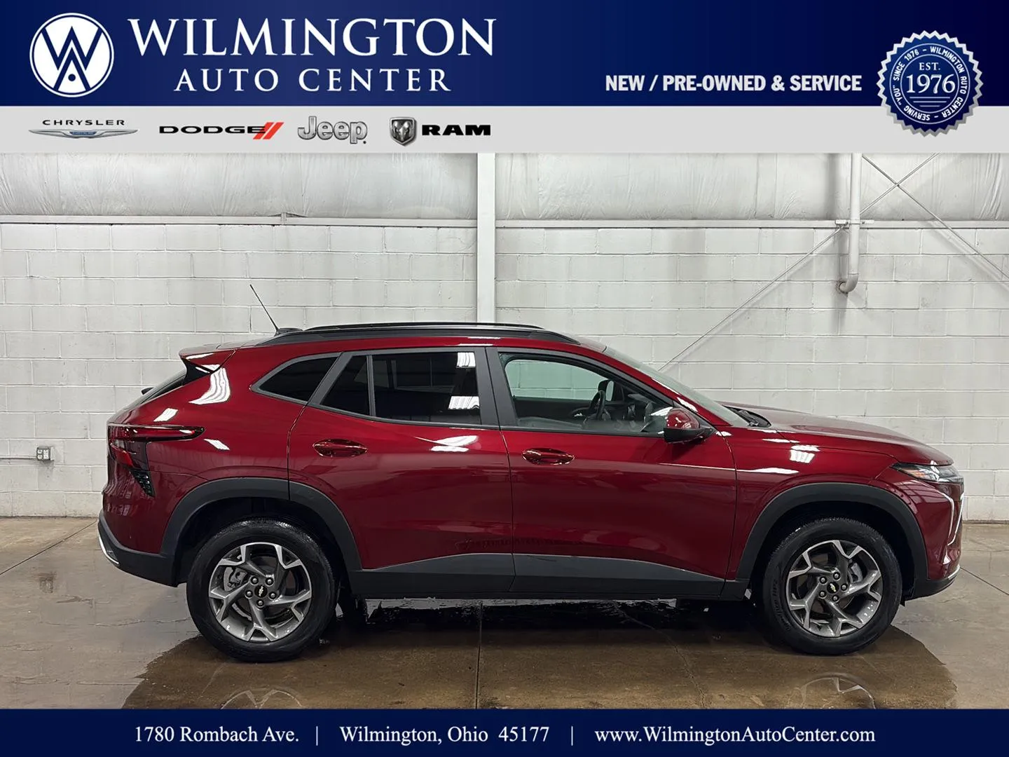 Red 2025 Chevrolet Trax LT for sale in Wilmington, OH