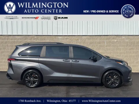 Gray 2025 Toyota Sienna XSE 7-Passenger for sale in Wilmington, OH