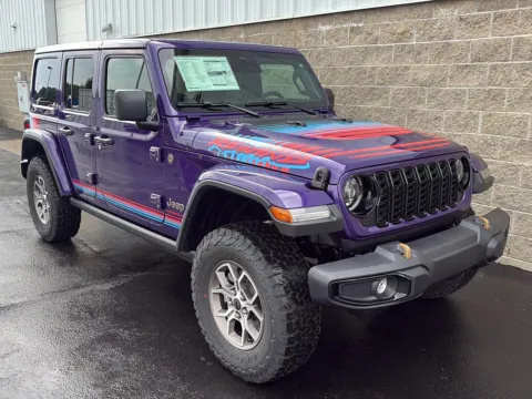 Photos of 2026 Jeep Wrangler Rewind for sale in Wilmington, OH at Wilmington Auto Center Chrysler Dodge Jeep RAM
