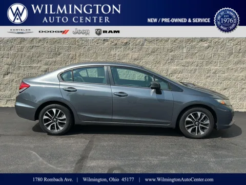 Gray 2013 Honda Civic Sdn EX for sale in Wilmington, OH