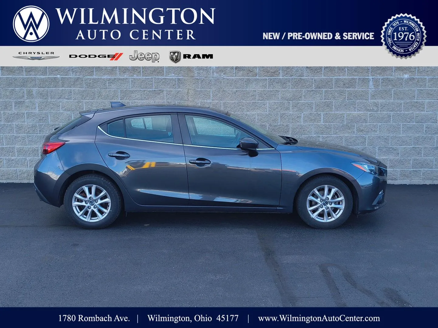 Gray 2016 Mazda Mazda3 i Touring for sale in Wilmington, OH