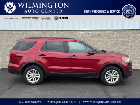 Red 2017 Ford Explorer for sale in Wilmington, OH