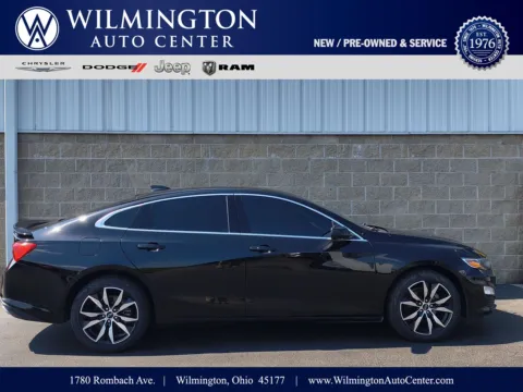 Black 2023 Chevrolet Malibu RS for sale in Wilmington, OH