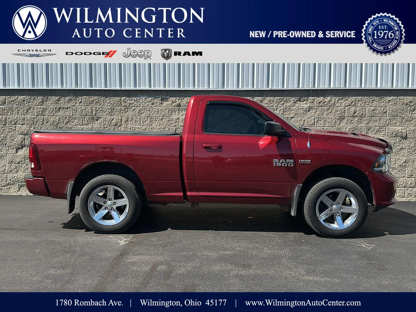 Red 2014 Ram 1500 Sport for sale in Wilmington, OH
