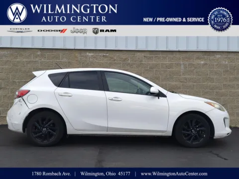 White 2013 Mazda Mazda3 i Touring for sale in Wilmington, OH