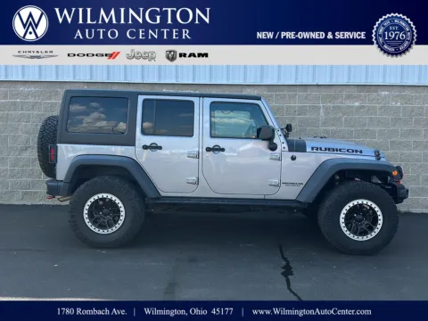 Silver 2016 Jeep Wrangler Unlimited Rubicon Hard Rock for sale in Wilmington, OH