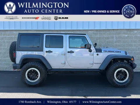 Silver 2016 Jeep Wrangler Unlimited Rubicon Hard Rock for sale in Wilmington, OH