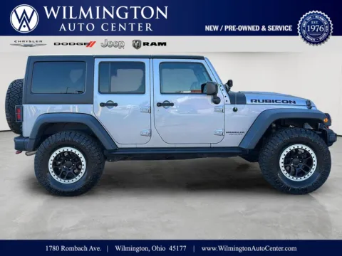 Silver 2016 Jeep Wrangler Unlimited Rubicon Hard Rock for sale in Wilmington, OH