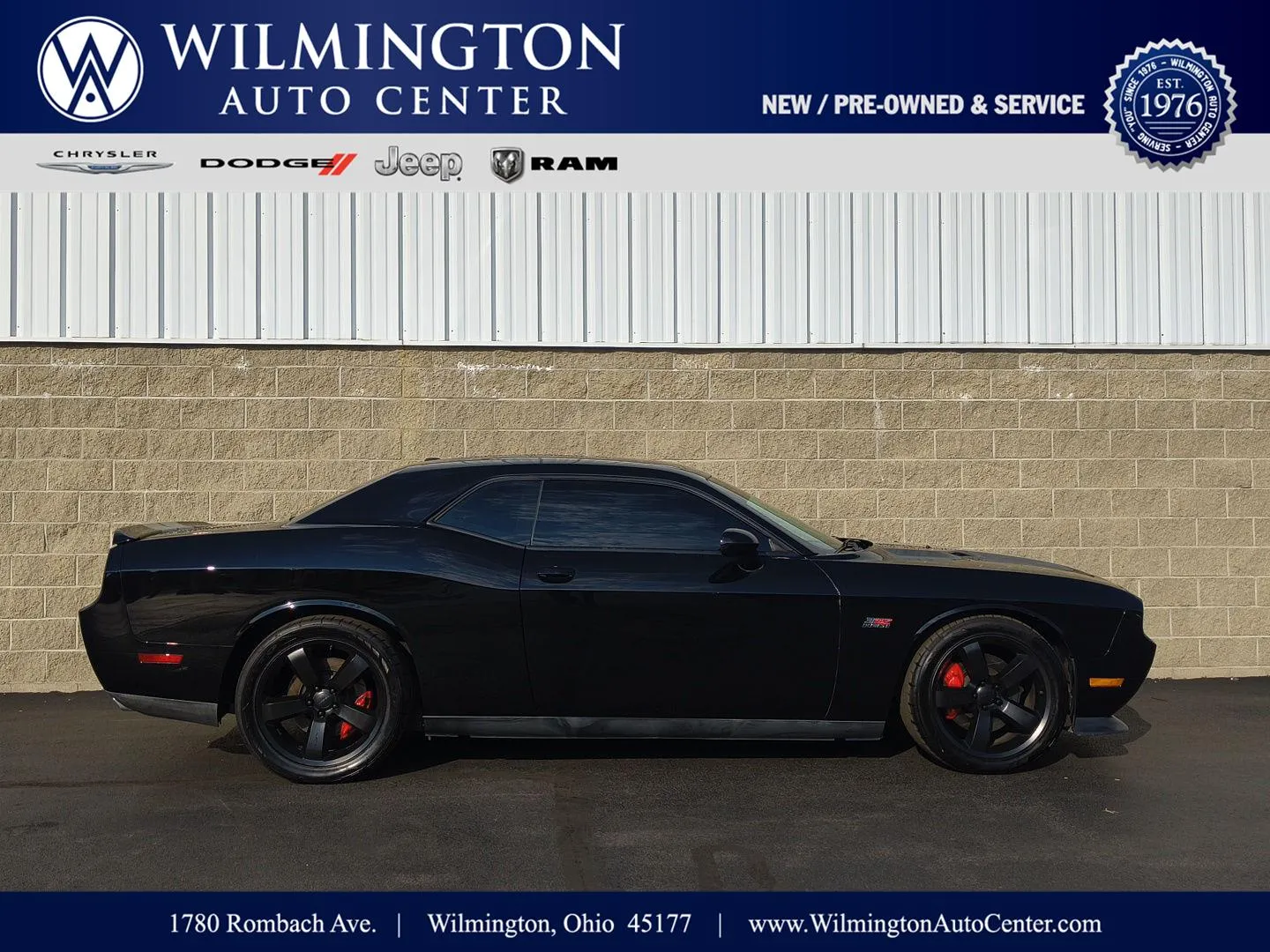 Black 2013 Dodge Challenger SRT8 392 for sale in Wilmington, OH