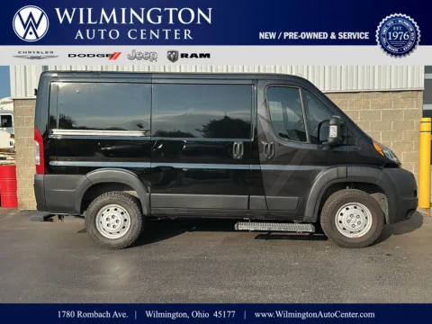 Black 2021 Ram ProMaster Cargo Van 1500 118 WB for sale in Wilmington, OH