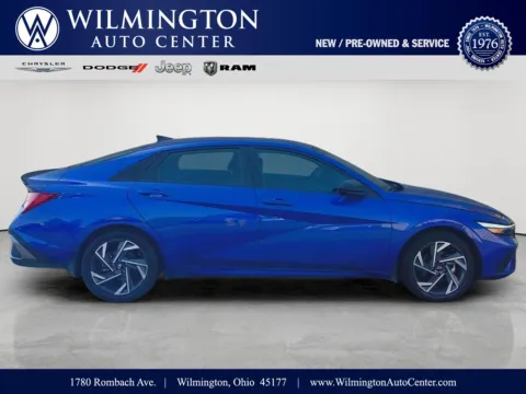Blue 2025 Hyundai Elantra Hybrid SEL Sport for sale in Wilmington, OH