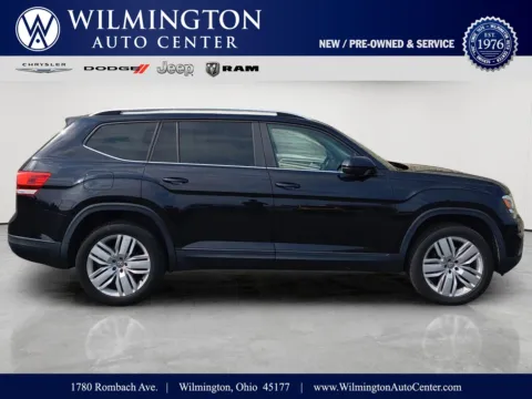 Black 2019 Volkswagen Atlas 3.6L V6 SE w/Technology for sale in Wilmington, OH
