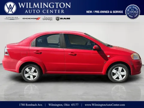Red 2007 Chevrolet Aveo LS for sale in Wilmington, OH