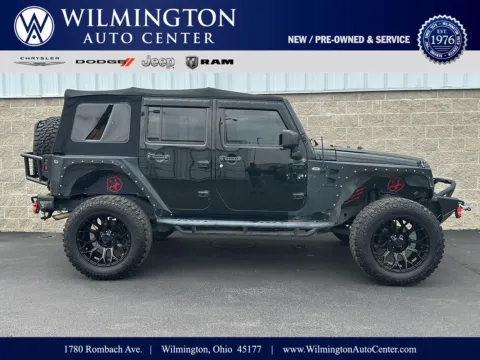 Black 2016 Jeep Wrangler Unlimited Sport for sale in Wilmington, OH
