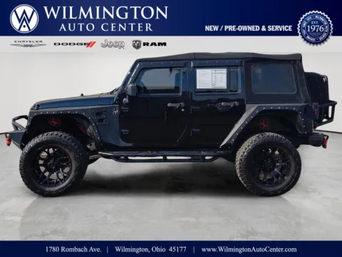 Black 2016 Jeep Wrangler Unlimited Sport for sale in Wilmington, OH