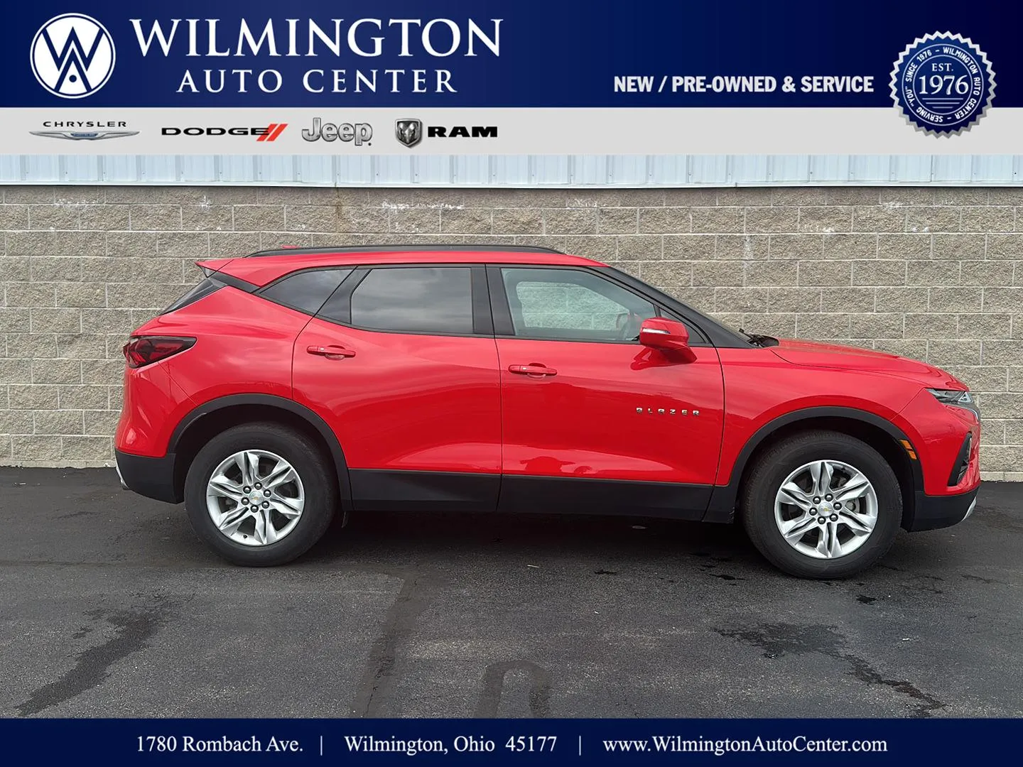 Red 2020 Chevrolet Blazer LT for sale in Wilmington, OH