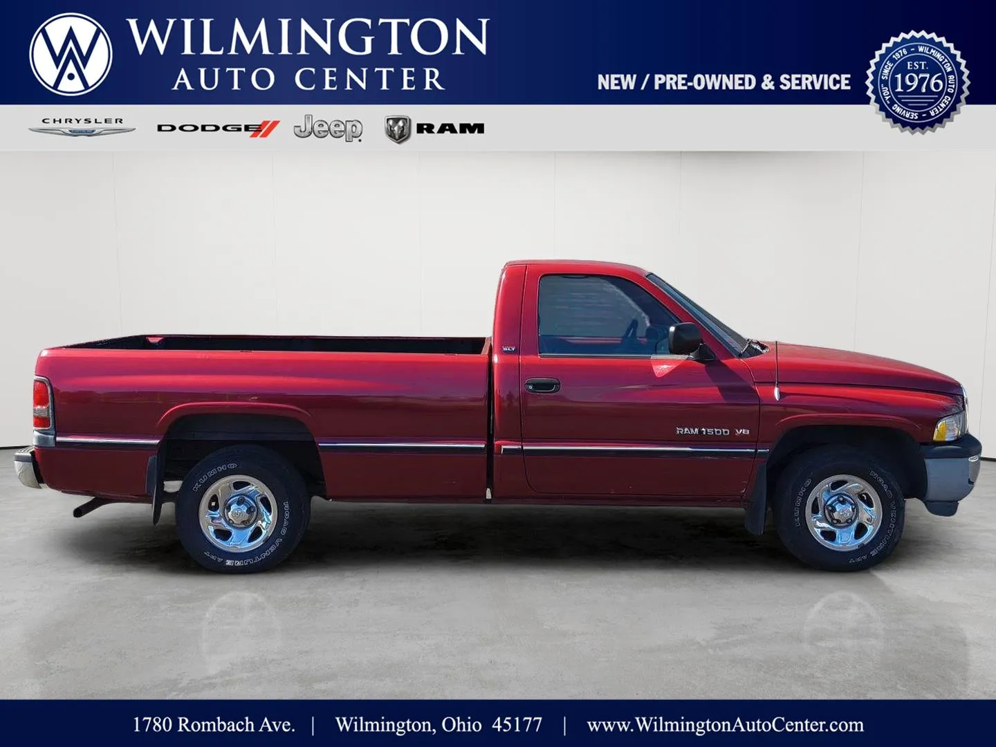 Red 1995 Dodge Ram 1500 BASE for sale in Wilmington, OH