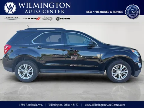 Black 2017 Chevrolet Equinox LT for sale in Wilmington, OH