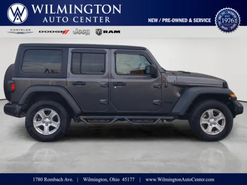 Gray 2022 Jeep Wrangler Unlimited Sport S for sale in Wilmington, OH