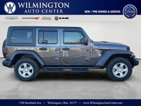 Gray 2022 Jeep Wrangler Unlimited Sport S for sale in Wilmington, OH