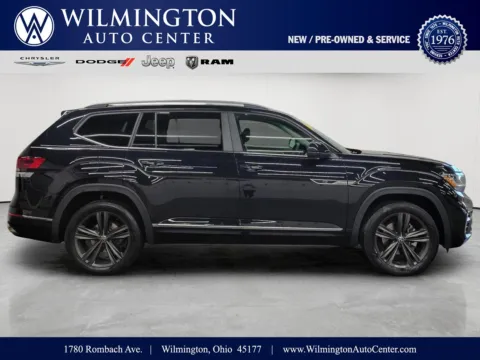 Black 2022 Volkswagen Atlas 3.6L V6 SEL R-Line for sale in Wilmington, OH