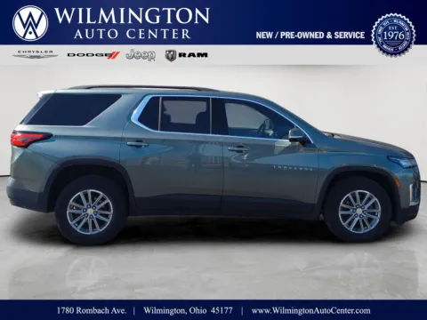 Silver 2022 Chevrolet Traverse LT Cloth for sale in Wilmington, OH
