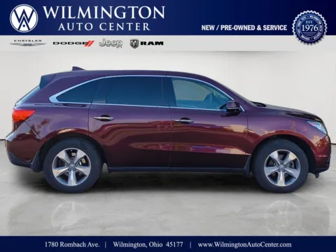 Red 2015 Acura MDX SH-AWD for sale in Wilmington, OH
