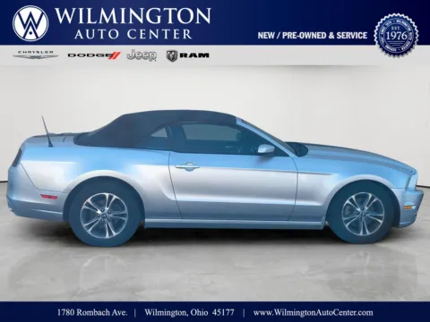 Silver 2014 FORD Mustang V6 Premium for sale in Wilmington, OH