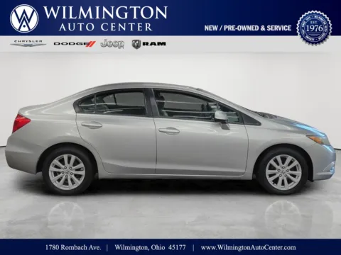 Silver 2012 Honda Civic Sdn EX for sale in Wilmington, OH