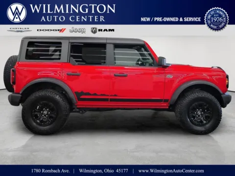 Red 2022 Ford Bronco Wildtrak Advanced for sale in Wilmington, OH