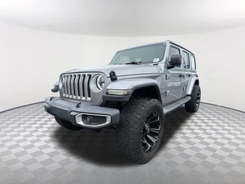 Silver 2020 Jeep Wrangler Unlimited Sahara for sale in Newnan, GA